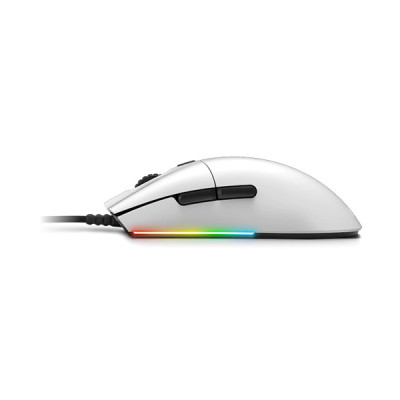 image of NZXT Lift (MS-1WRAX-WM-White) Lightweight Ambidextrous Wired Gaming Mouse - White with Spec and Price in BDT