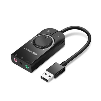 image of Ugreen CM129 (40964) USB External Stereo Sound Card  with Spec and Price in BDT