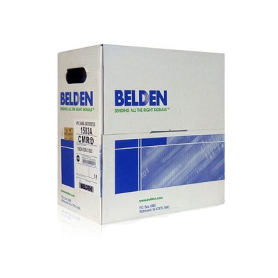 image of Belden 7834ANH (006A1000) Cat 6 23 AWG Solid bare copper UTP LSZH Cable - Blue with Spec and Price in BDT