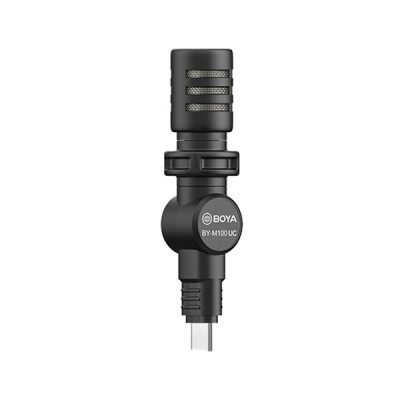 image of Boya BY-M100UC Miniature Condenser Microphone with Spec and Price in BDT