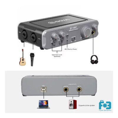 image of Boya BY-AM1 Dual-Channel Audio Mixer with Spec and Price in BDT