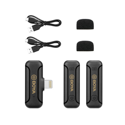 image of Boya BY-WM3T2-D2 Mini 2.4GHz Wireless Microphone with Spec and Price in BDT