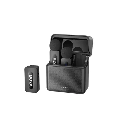 image of BOYA BY-V35 2.4 GHz Dual-Channel Wireless Microphone for Camera with Spec and Price in BDT