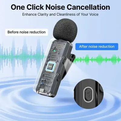 image of Boya BY-V1 V2.0 Ultracompact 2.4GHz Wireless Microphone System for IOS Device with Spec and Price in BDT