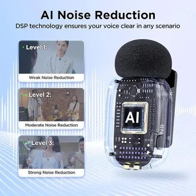 image of BOYA Mini-17 Ultra-Compact Wireless Microphone for Type-C Devices with Spec and Price in BDT