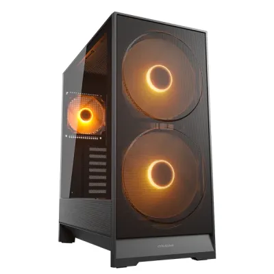 image of Cougar AIRFACE 180 Mid Tower Gaming Casing - Black with Spec and Price in BDT