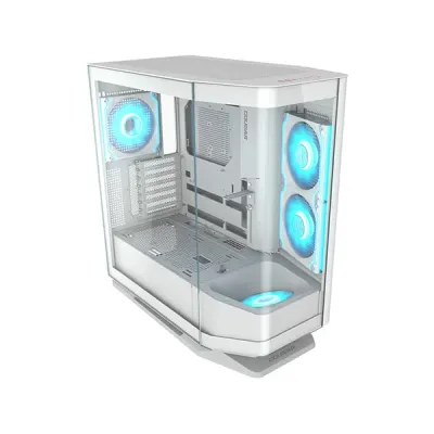 image of Cougar FV270 RGB Mid Tower Gaming Casing - White with Spec and Price in BDT
