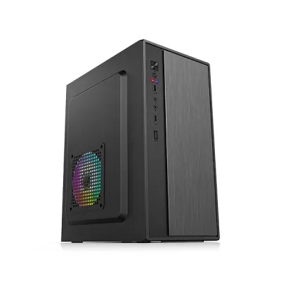 image of Golden Field 2506B Micro-ATX Desktop Casing - Black with Spec and Price in BDT