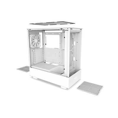 image of NZXT CC-H51FW-01 H Series H5 Flow Edition ATX Mid Tower Casing - White with Spec and Price in BDT