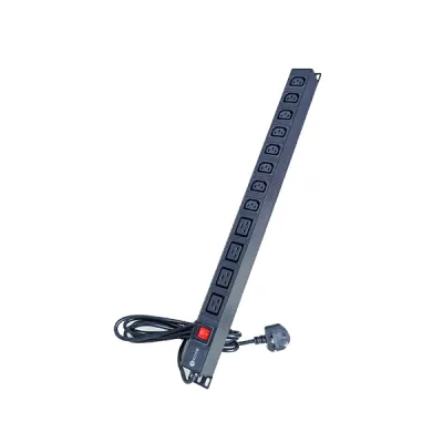 image of COTE CPDU-1U-12(8-C13+4-C19)-16AMP 12 Port Back-to-Back PDU with Spec and Price in BDT