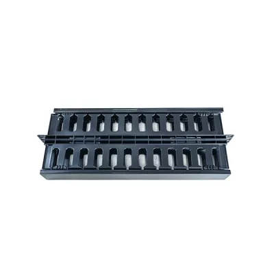 image of Cote CWM-1UFRP 1U Wire Manager on Front & Rear (Plastic) with Spec and Price in BDT