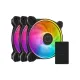 Cooler Master MasterFan MF120 Halo2 3-in-1 120mm Casing Fan - Black