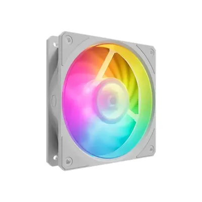 image of Cooler Master Mobius 120P ARGB 120mm Casing Fan - White with Spec and Price in BDT