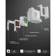 upHere E240TC 240mm AIO Liquid CPU Cooler - White