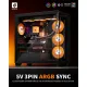 upHere E360KC 360mm AIO Liquid CPU Cooler - Black