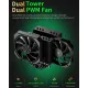 upHere UP2K6 CPU Air Cooler - Black