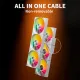 upHere U3TC3 ARGB All-in-One Casing Fan - White