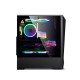 ARESZE P3 Mid-Tower Gaming Desktop Casing - Black