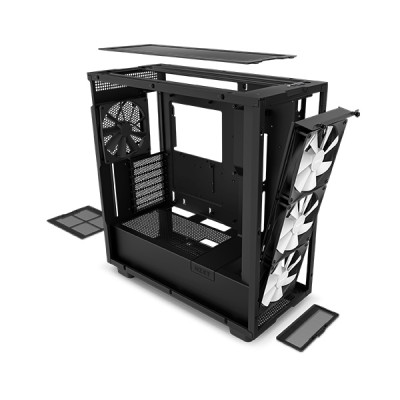 image of NZXT H7 Elite 2023 Edition Premium ATX Mid-Tower Casing - Black with Spec and Price in BDT