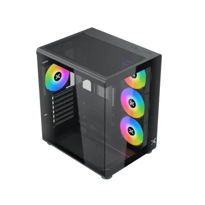 image of Xigmatek Aqua Compact Air Mid-Tower Gaming Casing with Spec and Price in BDT