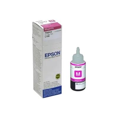 image of Epson 664 Magenta Ink Bottle #C13T664300 with Spec and Price in BDT