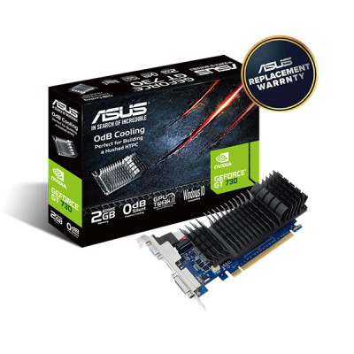 image of ASUS GeForce GT 730 (GT730-SL-2GD5-BRK) 2GB GDDR5 Graphics Card with Spec and Price in BDT