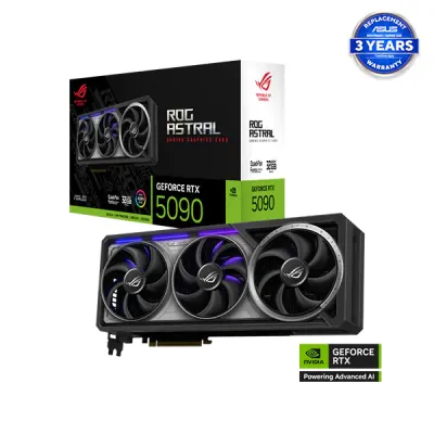 image of ASUS ROG Astral GeForce RTX 5090 32GB GDDR7 Graphics Card with Spec and Price in BDT