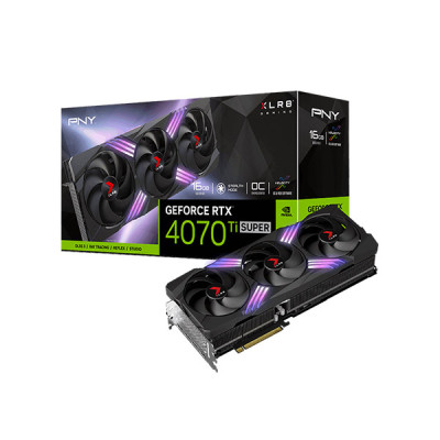 image of PNY GeForce RTX 4070 Ti SUPER 16GB GDDR6X XLR8 Gaming VERTO EPIC-X RGB Overclocked Triple Fan Graphics Card with Spec and Price in BDT