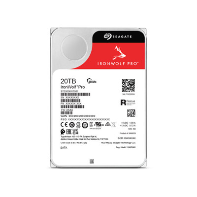 image of Seagate IronWolf Pro 20TB 3.5-inch 7200RPM SATA NAS HDD - ST20000NT001 with Spec and Price in BDT