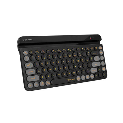 image of A4Tech FBK30 Fstyler BlackCurrant Quiet Key Multimode Mini Wireless Keyboard (Bangla+English Layout) with Spec and Price in BDT