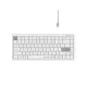 A4tech Fstyler FBX53C Dual-Mode (Bluetooth & 2.4G Wireless) Scissor Switch Wireless Keyboard - White (Only English Layout)