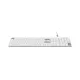 A4tech Fstyler FBX55C Dual-Mode (Bluetooth & 2.4G Wireless) Scissor Switch Wireless Keyboard - White (Only English Layout)