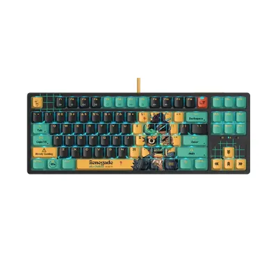 image of A4Tech Bloody AT87 Renegade RGB USB Mechanical Gaming Keyboard with Spec and Price in BDT