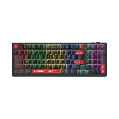 image of A4Tech Bloody WS98 SPORTS RED RGB BLMS Red Switch Wireless Mechanical Gaming Keyboard with Spec and Price in BDT