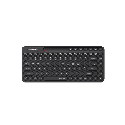 image of A4tech Fstyler FBK36C AS Rechargeable Compact Wireless Keyboard - Black with Spec and Price in BDT