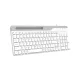 A4TECH FK25 Fstyler 2-Section Compact Keyboard - White