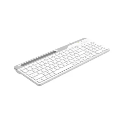image of A4TECH FK25 Fstyler 2-Section Compact Keyboard - White with Spec and Price in BDT