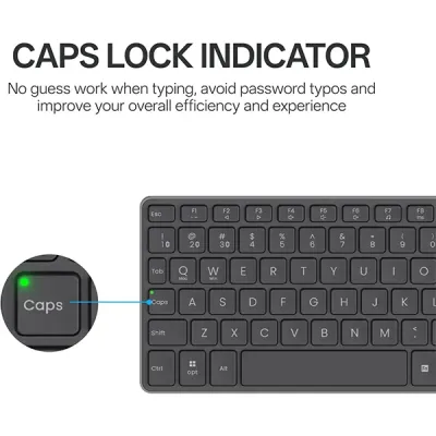 image of Rapoo E900T Portable Wireless Keyboard with Touchpad - Black with Spec and Price in BDT