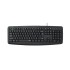 RAPOO NK2600 Spill-resistant Black Wired USB Keyboard