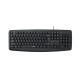 RAPOO NK2600 Spill-resistant Black Wired USB Keyboard