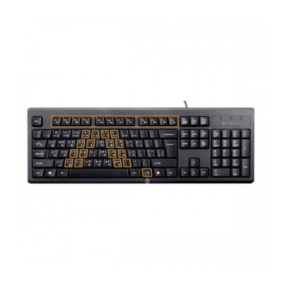 image of A4tech KRS-83 FN-Hotkeys Wired Multimedia Keyboard With Bangla Layout with Spec and Price in BDT