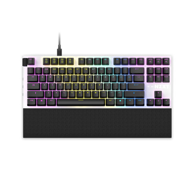 image of NZXT Function TKL (KB-1TKUS-WR) Red Switch Mechanical Keyboard - White with Spec and Price in BDT