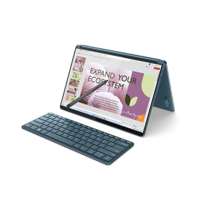 image of Lenovo Yoga Book 9i (8) (82YQ0049IN) Core-i7 13th Gen Dual OLED Touch Display Laptop with Spec and Price in BDT