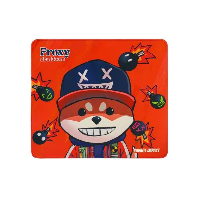 image of A4tech Bloody BP-45 Proxy Boom (Fire) X Savage Gaming Mouse Pad with Spec and Price in BDT