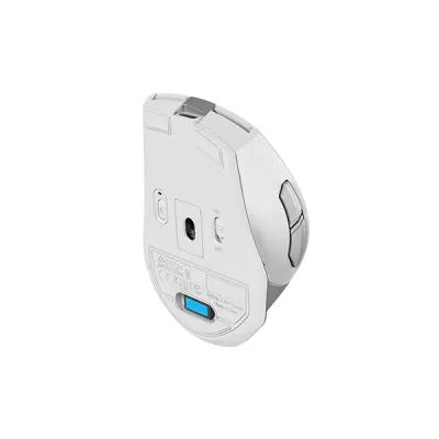 image of A4Tech Fstyler FB35C Multimode Rechargeable Wireless Mouse - Icy White with Spec and Price in BDT