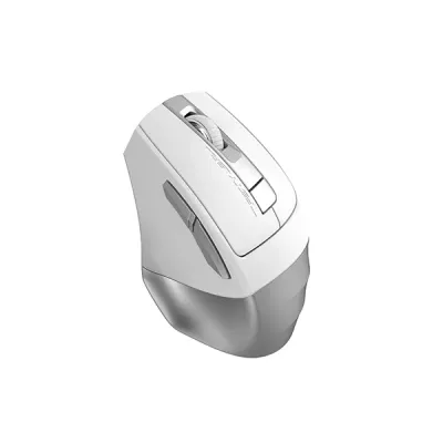 image of A4Tech Fstyler FB35C Multimode Rechargeable Wireless Mouse - Icy White with Spec and Price in BDT