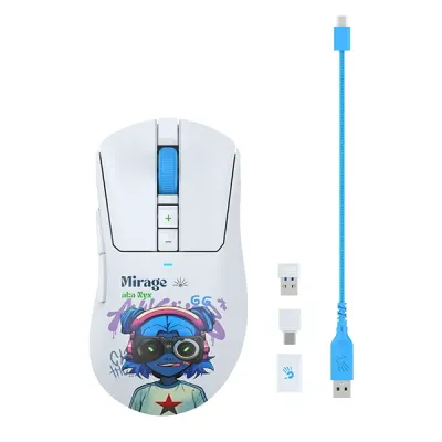 image of A4Tech Bloody R73 Pro Nyx Mirage Dual Mode Wireless + USB Type-C Gaming Mouse with Spec and Price in BDT