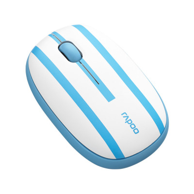 image of Rapoo M650 (White-Blue) FIFA World Cup Edition Multi-Mode Wireless Mouse with Spec and Price in BDT
