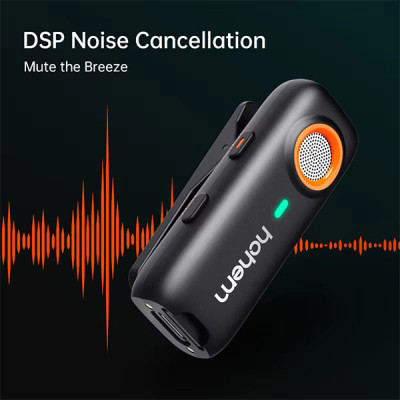 image of Hohem MIC-01 (2TX+1RX+ Charging Case) Microphone for Android with Spec and Price in BDT