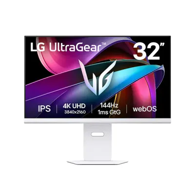 image of LG UltraGear 32G810SA-W 32-inch 144Hz 4K UHD (3840x2160) AI Smart Gaming Monitor with Spec and Price in BDT